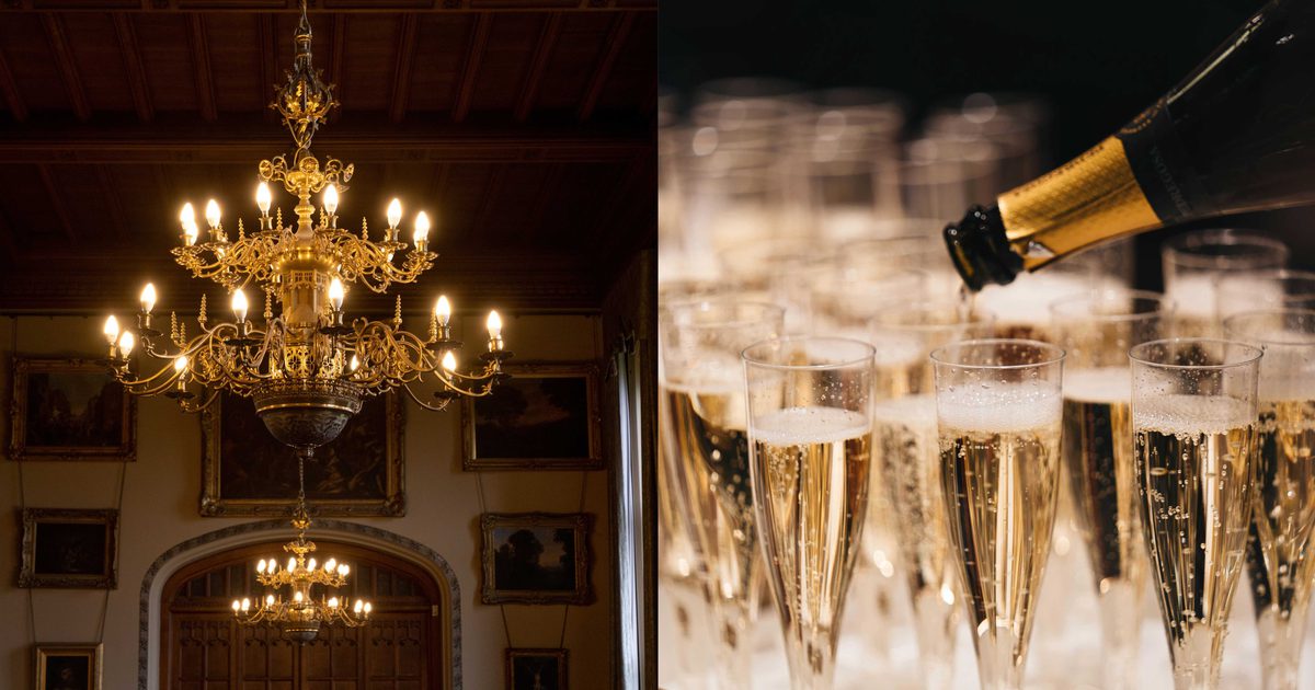 Sparkling Stateroom Dinner at Carlton Towers