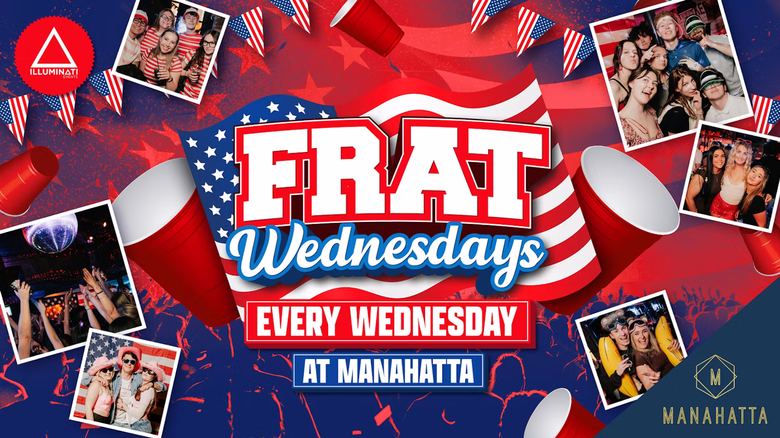 Official Frat Wednesdays @ Manahatta