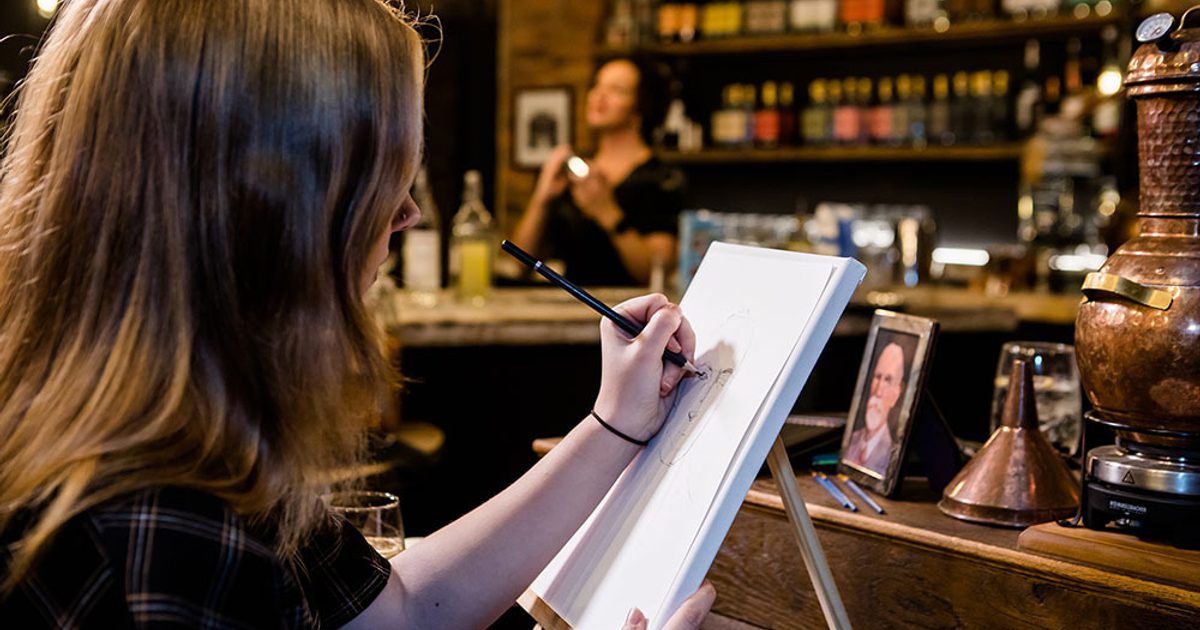 Sketch & Sip - draw someone (or something) you love!