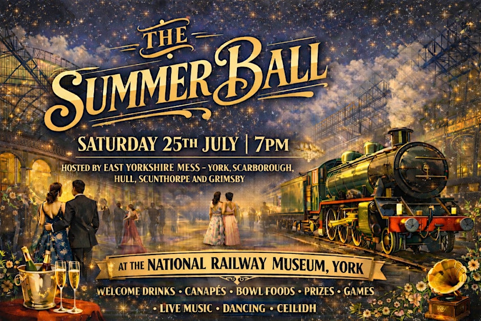 ALL ABOARD! The East Yorkshire Mess Summer Ball