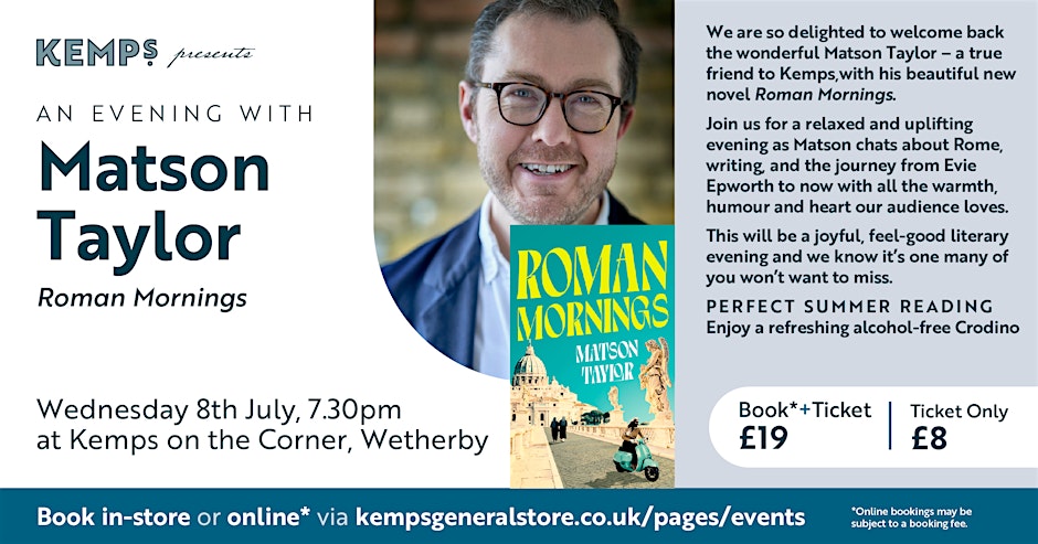 An Evening with Matson Taylor (Wetherby)