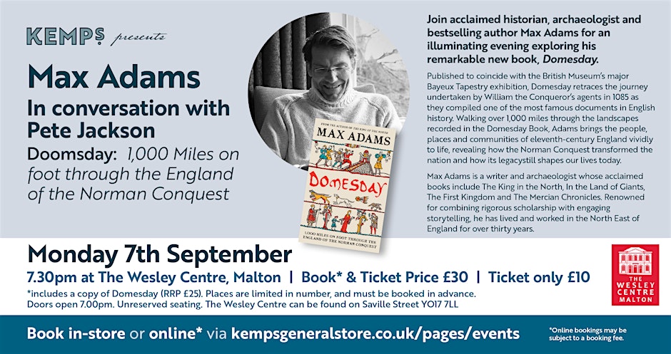Max Adams  in conversation - Domesday