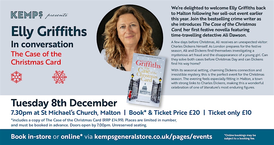 ELLY GRIFFITHS in conversation The Case of the Christmas Card